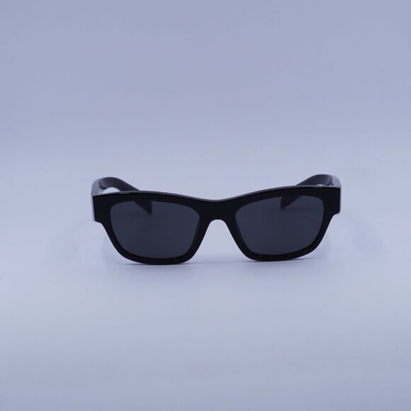 Prada PRB09S 16K08Z Sunglasses Black Butterfly Frame, Dark Grey Lenses main image 4